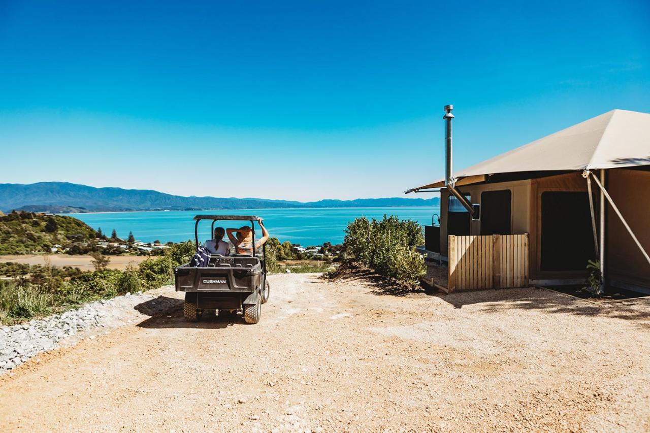 Drift Off Grid Luxury Eco Glamping Hotel Tarakohe Exterior photo