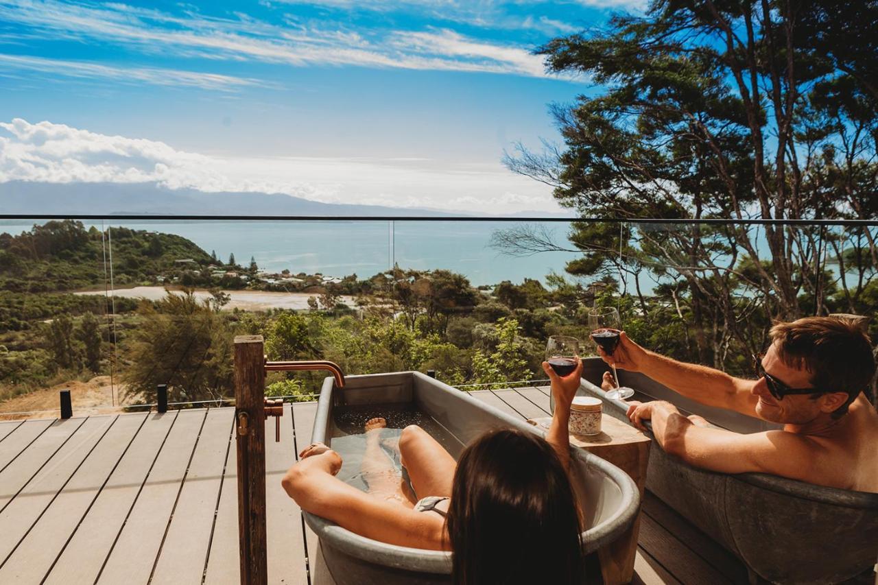 Drift Off Grid Luxury Eco Glamping Hotel Tarakohe Exterior photo
